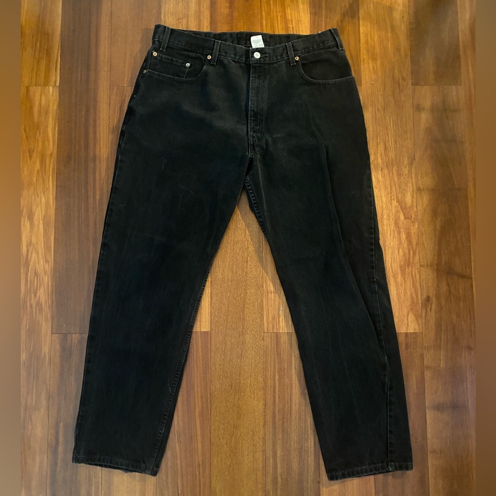 Levi's Men's 505 Straight Black Jeans